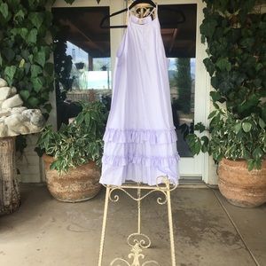 Purple Ruffles Summer Dress